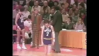 Pistol Pete Maravich 18p/1r/2a - 1978.01.08 New Orleans Jazz @ Portland Trail Blazers [HD]