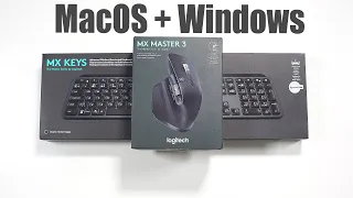 Мышка и клавиатура для одновременной работы на Windows и MacOS - Logitech MX Keys и MX Master 3