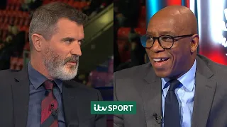 "It's NOT childish!" - Roy Keane & Ian Wright have it out over the Anfield sign 😆