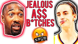 Gilbert Arenas F*CKING DESTROYS Caitlin Clark's JEALOUS WNBA HATERS ‼️🤬😤