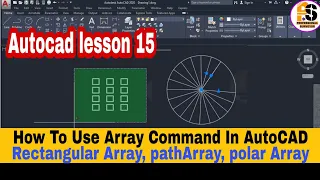 How to use Array Command In AutoCAD.