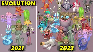 Magical Sanctum Evolution - Update 1-13 Full Songs | My Singing Monsters