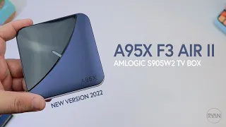 A95X F3 Air II Tv box Review - AMLOGIC S905W2 - Android 11 - ANY GOOD?? (NEW 2022!)