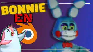 Modeling BUNNIE TOY In BLENDER -  TIMELAPSE FNAF2 🐇