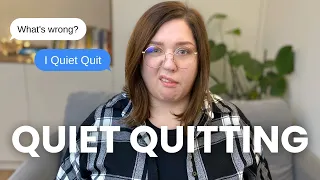 If you still don't know what's QUIET QUITTING