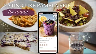 Eating like Pamela Reif for a day  | Pam App | deutsch