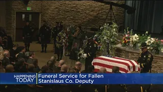 Funeral Service Held For Fallen Stanislaus Co. Deputy Antonio Hinostroza