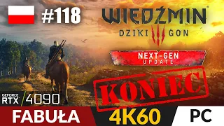 Wiedźmin 3 #118 🐺 Fabuła 🐎 Zakończenie podstawki (100%) | Koniec gry The Witcher 3 PL Gameplay 4K PC