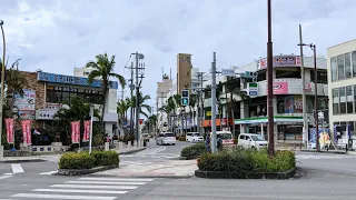 4K Ishigaki Island,Okinawa｜ Walk around the ferry terminal in cloudy day