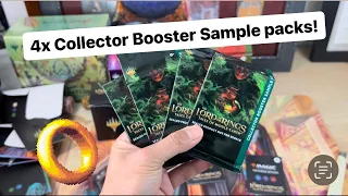 Hunt for One Ring extended Art foil! LOTR commander deck collector booster sample packs opening! MtG