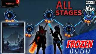 A Journey to Shadow Knight Frozen Land😱😱 Normal all Stages by | GAMEMIX |