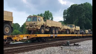 🚂🚂AWESOME NS 058 Military Train  MAY 26 2024🚂🚂