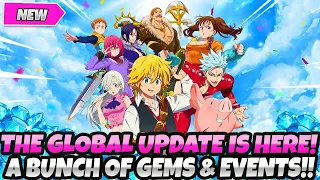 *THE NEW GLOBAL UPDATE IS HERE!* LOTS OF FREE GEMS + NEW EVENTS, CONTENT & CHANGES (7DS Grand Cross)