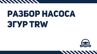 Разбор насоса ЭГУР (Opel, Ford, Skoda, VW) на примере насоса TRW