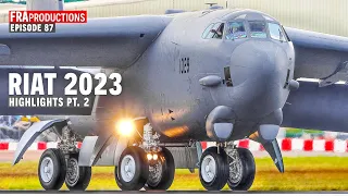 RIAT 2023 HIGHLIGHTS #2: B-52, A400M, Mi-171, GripenE, CH-53, F-18, F-15