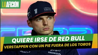 ¡Se canso de RED BULL!, Max Verstappen se quiere ir de los austriacos