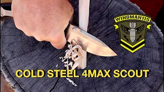 Cold Steel 4Max Scout Folding Bushcraft Knife?