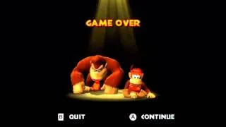 Donkey Kong Country Returns - Game Over