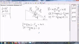 Рух по похилій площині. Розв'язування задач