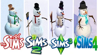 ♦ Build a Snowman ♦ Sims 1 vs Sims 2 vs Sims 3 vs Sims 4