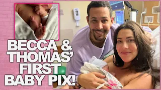 BREAKING NEWS: Bachelorette Becca Kufrin & Thomas Reveal FIRST PIC With Newborn Baby Benny!