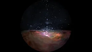 Flight Through the Orion Nebula in Visible Light - Dome Version