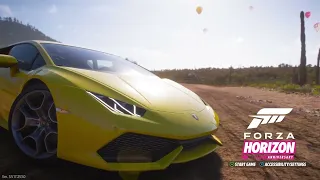 Forza Horizon 2 Start Screen In Forza Horizon 5 (10 Year Anniversary)