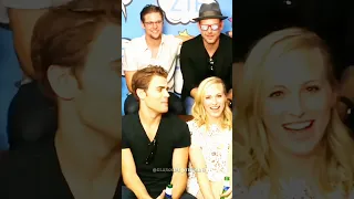 Paul Wesley & Candice king #stefansalvatore #carolineforbes #wescola #steroline  #trending #shorts