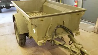 WWII 1/4 Ton "jeep" Trailer