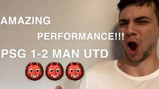 PSG 1-2 Manchester United Champions League - Fan Reaction Highlights