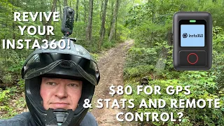 Add GPS stats to your video - #insta360 GPS Action Remote Review