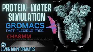 Molecular Dynamics Simulation of Protein in Water | GROMACS TUTORIAL | CHARMM forcefield #gromacs