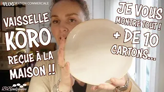 [. VLOG .] Je vous montre TOUT ! Vaisselle #Koro reçue à la maison, + de 10 cartons : le kiff 💗