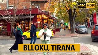 Tirana, Albania - Sheshi Skenderbej to Blloku 🇦🇱 Tiranë Shqipëri📍[4K ASMR Walk]