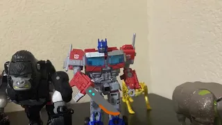 Transformers Rise Of The Beasts Maximals Maximize Scene | Stop Motion