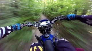 Yamaha WR 450 fast trail ride - fast enough ? try it!