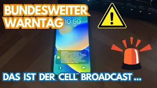 Bundesweiter Warntag mit Cell Broadcast - ⚠ So hört es sich an... 🚨