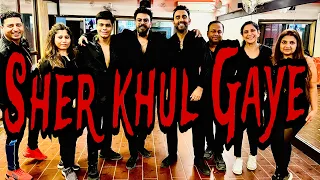 FIGHTER: Sher Khul Gaye🔥| Dance Cover by 8 to 9 Am Batch  || Hash Dance studio