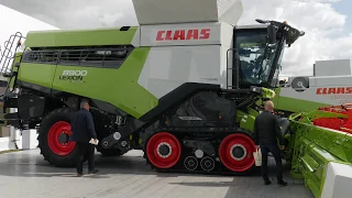 Największy kombajn w Europie na Agro Show 2019! - CLAAS Lexion 8900 | FARMER.PL