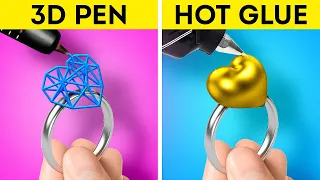 3D PEN vs HOT GLUE! INCREDIBLE CRAFTS FOR ALL OCCASIONS