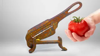 I Restore a 1910's Food Cutter - Amazing Restoration