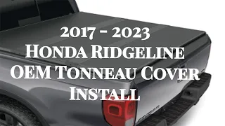 Honda Ridgeline Tonneau Hard Folding Bed Cover | Genuine OEM - Quick Install 2017 - 2023