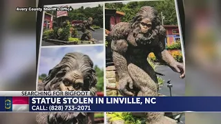 Bigfoot statue stolen in Avery County, NC