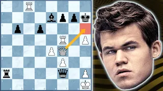 W SZACHACH EFEKTOWNIE ODDAĆ "KRÓLOWĄ" - to RZADKOŚĆ!! || Magnus Carlsen - Sergiej Karjakin, 2016