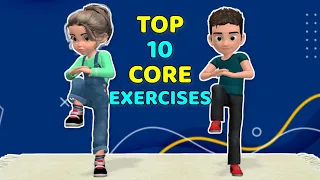 TOP 10 CORE EXERCISES FOR KIDS