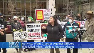 Activists want charges against officers who killed Adam Toledo and Anthony Alvarez