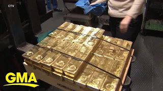 Massive gold heist at Canada's biggest airport | GMA