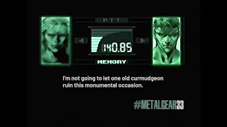 Metal Gear Solid 33rd Happy Anniversary