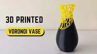 3D Printing a Voronoi Vase From Thingiverse #Shorts