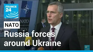 NATO chief says Russia appears to be continuing military build-up around Ukraine • FRANCE 24